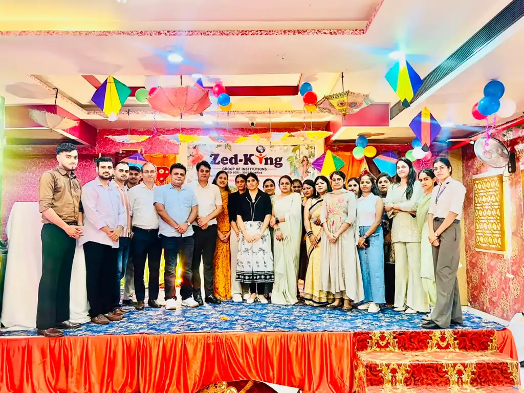 Zed-King Institute faculty and staff at the Haryanvi Teej celebration in Kaithal