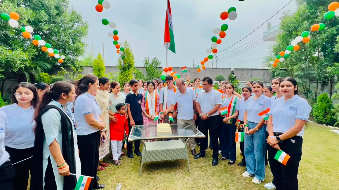Flag hoisting on Independence Day at Zed-King Group of Institutions, Kaithal, Haryana